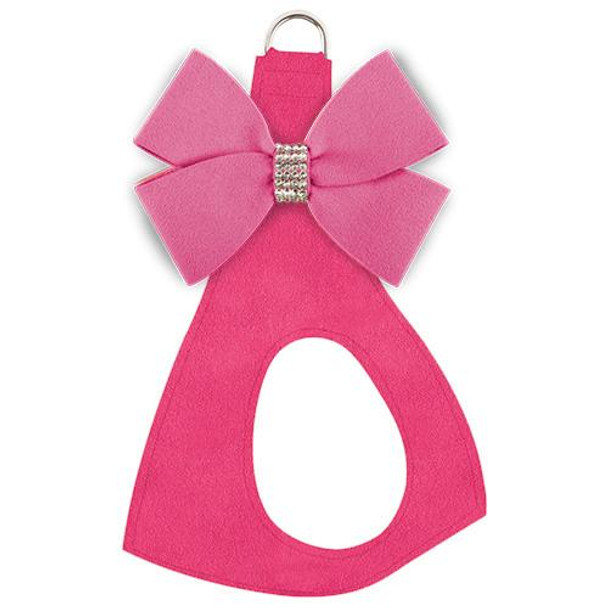 Susan Lanci Custom - Pink Sapphire Nouveau Bow Dog Harness - Stardust or not
