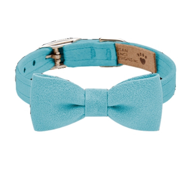 Tiffi Blue Bow Tie 1/2" Dog Collar Image