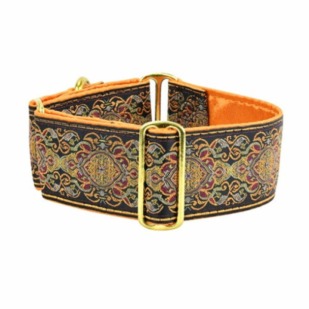 Soleil Satin lined Martingale Dog Collar - 2" - Limited Edition