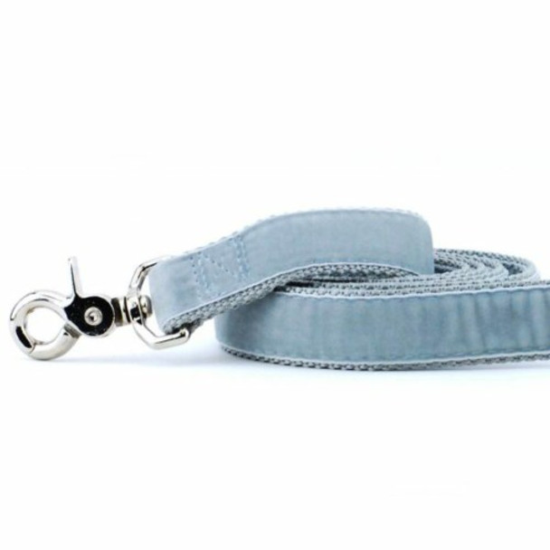 Silver Velvet Dog Leash