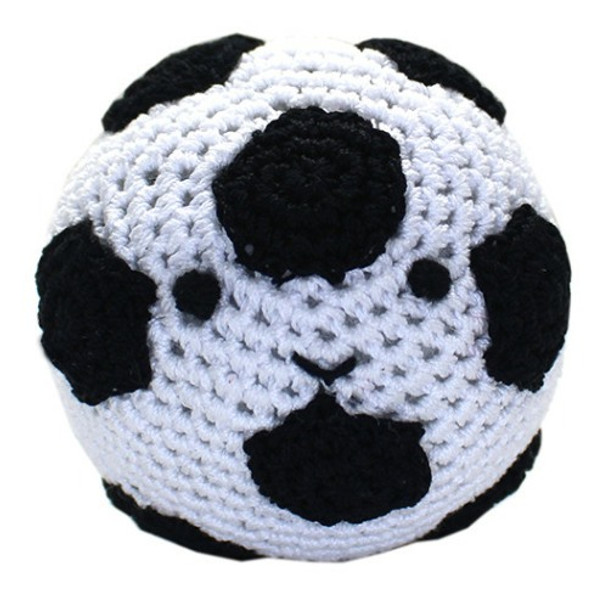 Knit Knacks Skipper The Soccer Ball Organic Cotton Small Dog Toy