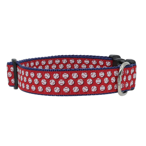 Dog Collar - Baseball, 1 1/4"