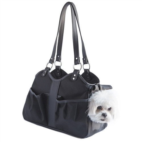 Metro Classic - Black Sable Pet Dog Carrier by Petote