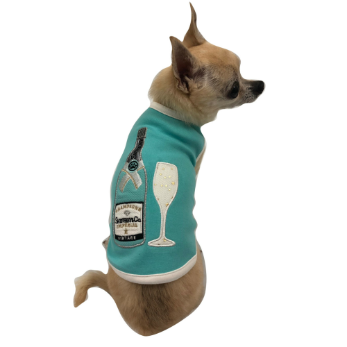 Designer Sniffany Champagne Dog Tank