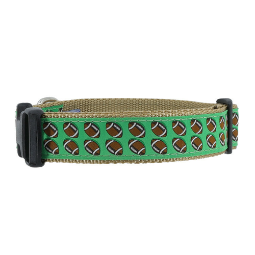 Dog Collar - Football, 1 1/4"