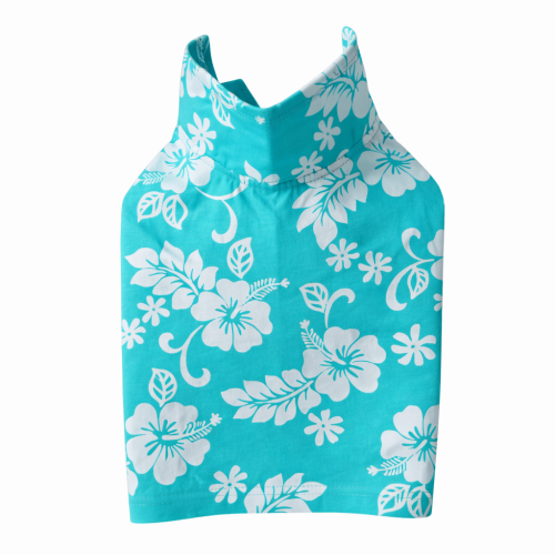 Designer Wooffany & Co Tropical Aloha Dog Shirt