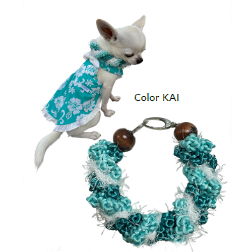 Designer Wooffany & Co Rosette Aloha Lei - KAI