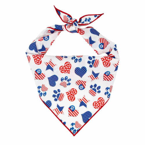 Heart Paws Dog Pet Dog Bandanas