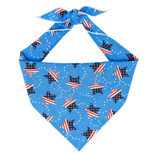 Patriotic Stars Dog Pet Dog Bandanas