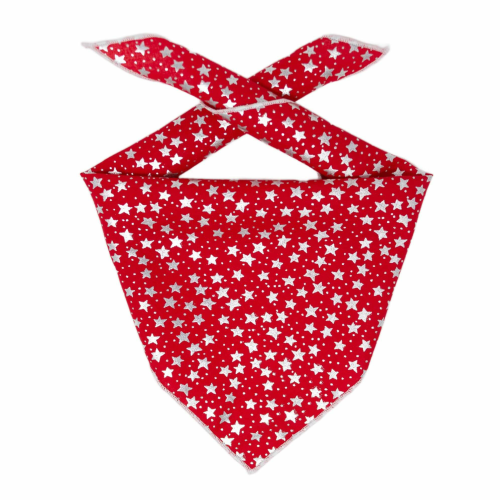 Silver Stars Dog Pet Dog Bandanas