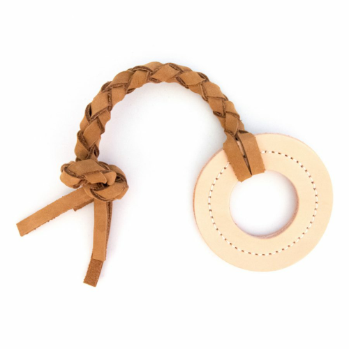 Leather Tug Toy for Dogs - Ring Shaped