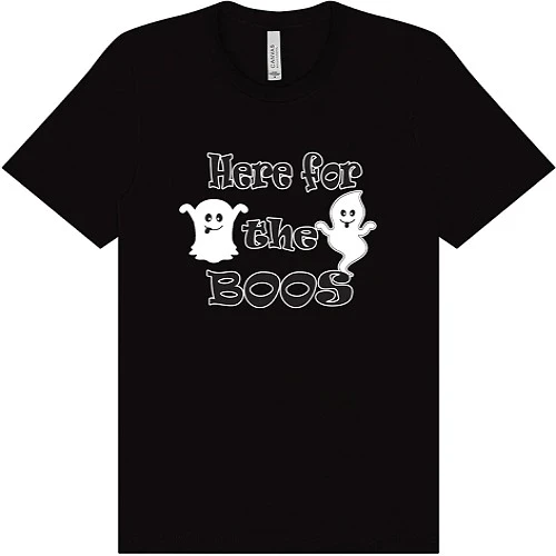 Here for the Boos Adult Unisex Bella Canvas Shirt