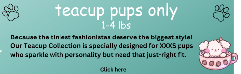 Tiny Teacup Puppy Dogs Clothing, Beds and Accessories