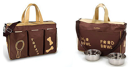 Jet Setter Doggie Diaper Bag - Brown