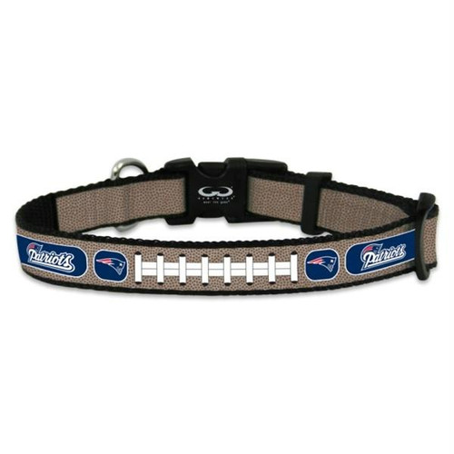 New England Patriots Classic Leather Football Collar