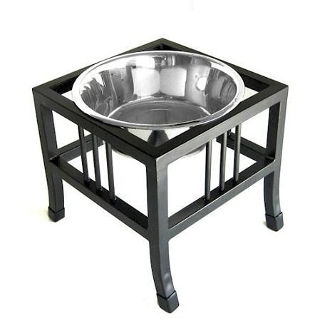 Baron Triple Bowl Dog Diner - Raised Feeder - 5