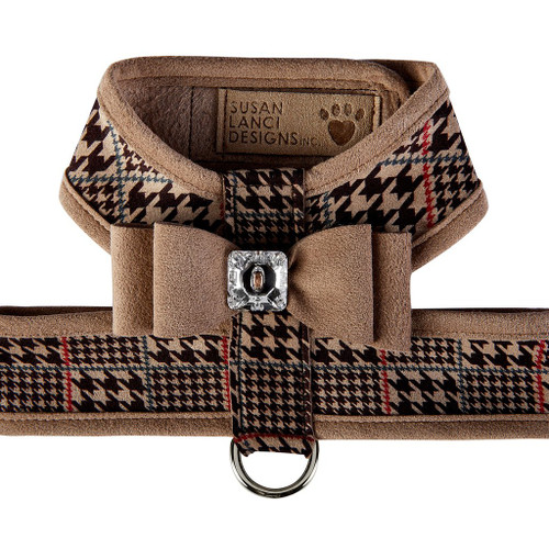 Classic Glen Houndstooth Big Bow Leash main image 1