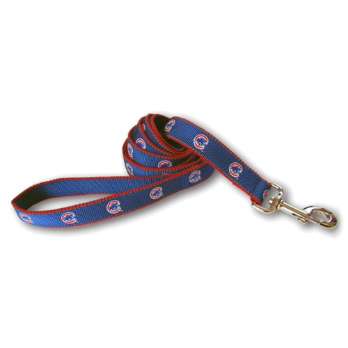 Chicago Cubs Reflective Nylon Collar with ID Tag