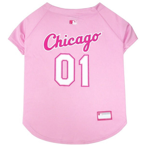 Pets First Chicago White Sox Pink Pet Jersey - Medium