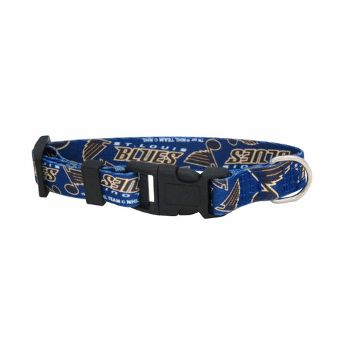 Stl Blues Dog Collar 