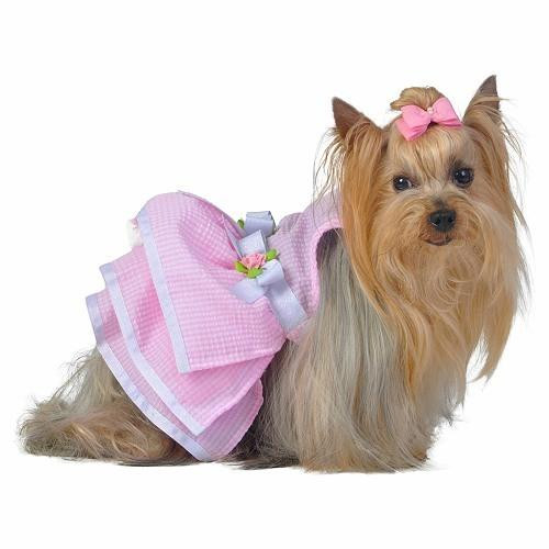 pink dog tutu dress Aaliya Tutu Dog Dress  Pink Tulle Outfit for Dogs