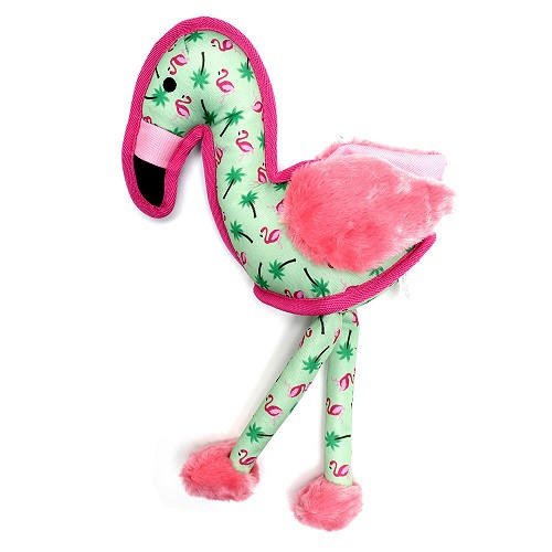 Flamingo Dog Toy The Worthy Dog at PupRwear