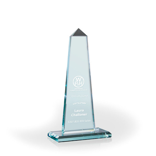 Lombard Tower Jade Glass Award, Medium