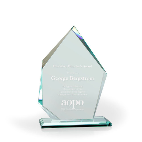 Ascent Jade Glass Award, Large