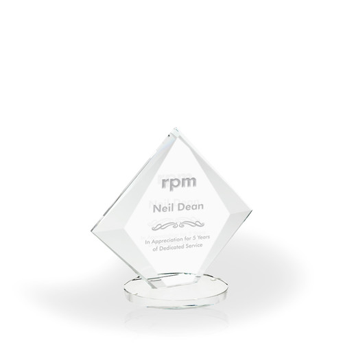 Mentor Award, Small - Clear Glass