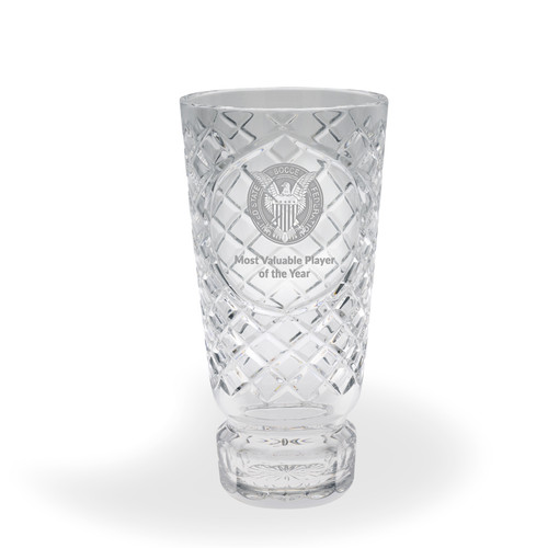 Monument Grand Achievement Crystal Vase Award, Small