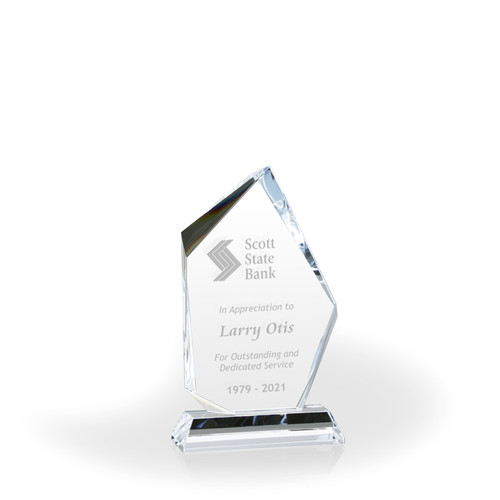 Pinnacle Crystal Board Member Award, Small