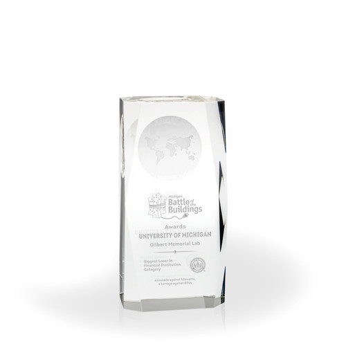 Grand Achievement Globe Crystal Award, Large