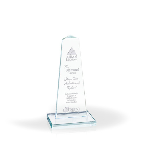 Kairo Tower Starfire Glass Award, Small