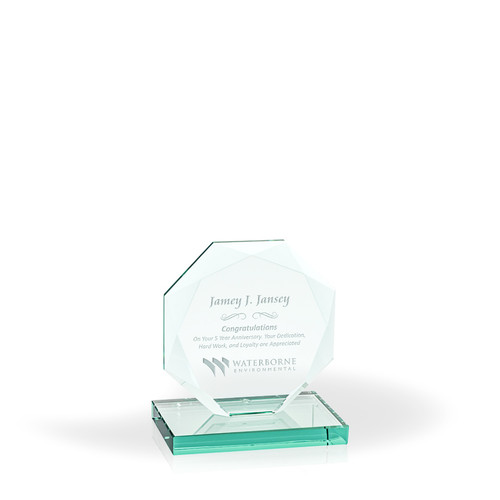 Lucent Jade Glass Award - Small