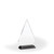 Brilliant Diamond Award with Black Wood Base, Medium - Engraved
