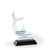 Sales Shark Award with Black Wood Base - UV Printed