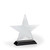 Star Track Award with Black Wood Base, Medium - Engraved