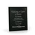 Cheval Black Glass Plaque, 8"x10"