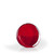 Marla Colored Glass Disc, Red