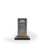 Ebony Smoke Glass Award with Birch Accent, Extra Small