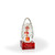 Ada Art Glass Award - Red Base