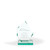 Stravia Jade Glass Award - Small front