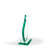 Solara Jade Glass Award - Medium side