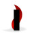 Hestia Flame Acrylic Award - Red, 12"