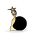 Asteria Black and Gold Star Award, 10"