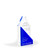 Steeple Blue and Clear Crystal Award