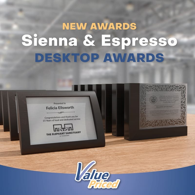 Sienna and Espresso Desktop Awards