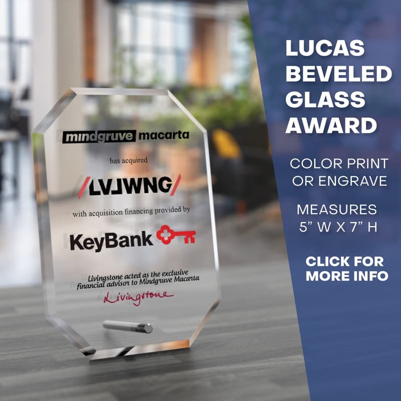 Lucas Beveled Glass Awards
