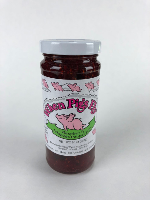 When Pigs Fly Raspberry Jalapeno Pepper Jelly