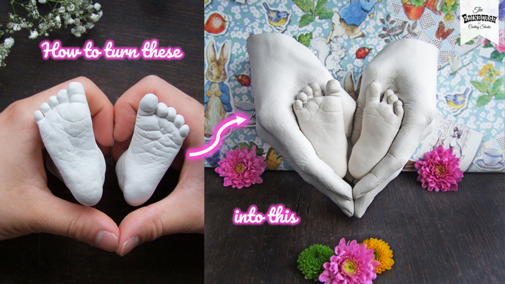 Baby Feet Casting: Make a Baby Love Heart Casting 